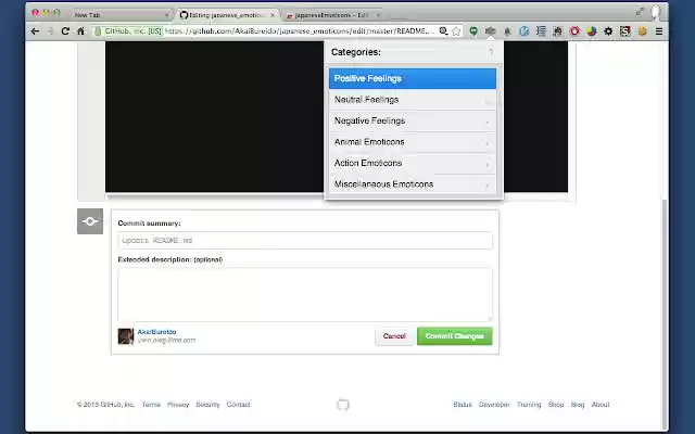 JapaneseEmoticons  from Chrome web store to be run with OffiDocs Chromium online