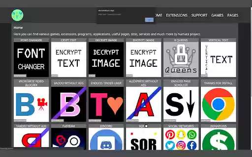 Javascript runner  from Chrome web store to be run with OffiDocs Chromium online