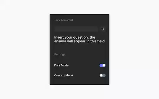Javy: GPT 4 powered assistant  from Chrome web store to be run with OffiDocs Chromium online