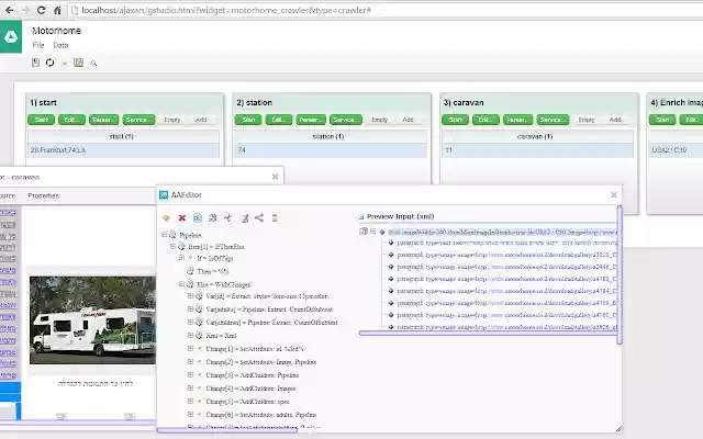 jBart Crawler  from Chrome web store to be run with OffiDocs Chromium online