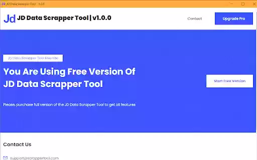 JD Data Scrapper Tool  from Chrome web store to be run with OffiDocs Chromium online