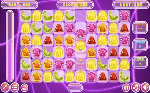 Jelly Match 3 Unblocked  from Chrome web store to be run with OffiDocs Chromium online