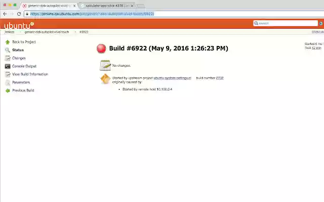 Jenkins Status Tab  from Chrome web store to be run with OffiDocs Chromium online