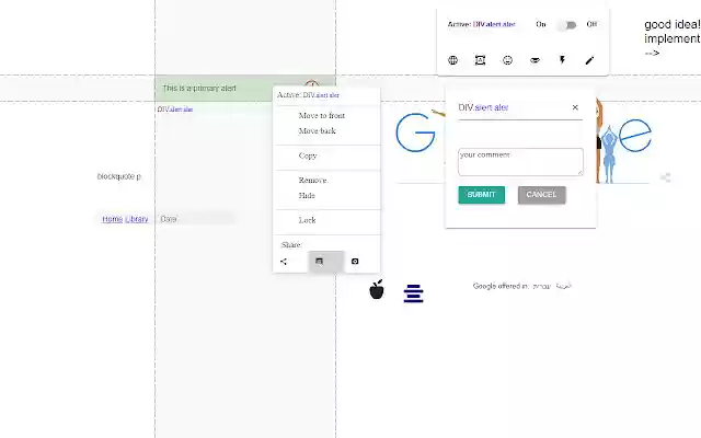 Jigsaw Mockups  from Chrome web store to be run with OffiDocs Chromium online