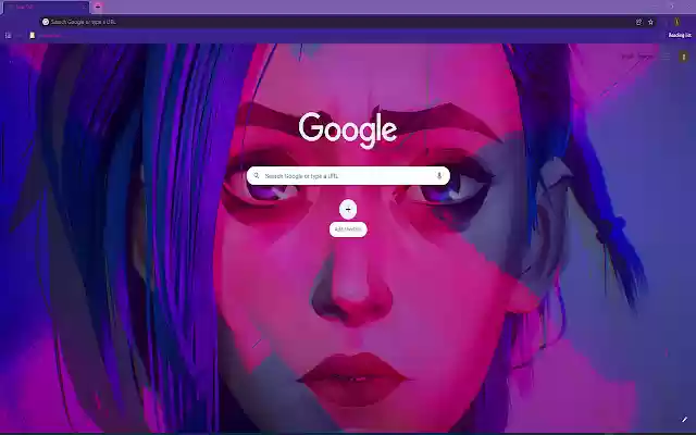Jinx Arcane Wallpaper Theme  from Chrome web store to be run with OffiDocs Chromium online