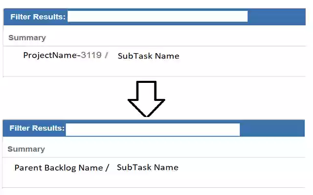 Jira Backlogs Names  from Chrome web store to be run with OffiDocs Chromium online