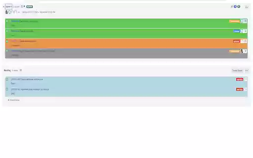 JIRA card layout based on stories/task status  from Chrome web store to be run with OffiDocs Chromium online