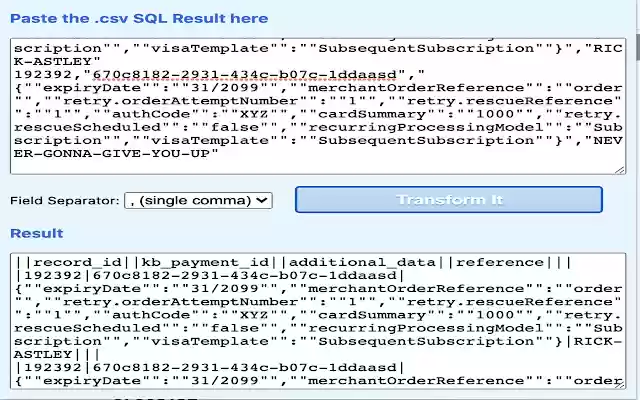 JIRA CSV to Table Converter from Chrome web store to be run with OffiDocs Chromium online JIRA CSV to Table Converter from Chrome web store to be run with OffiDocs Chromium online