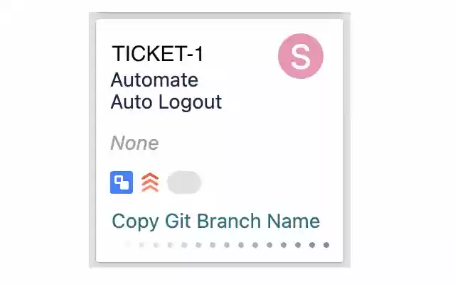 Jira Git Branch  from Chrome web store to be run with OffiDocs Chromium online