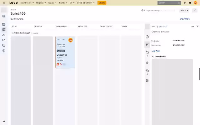 Jira Issue Copy  from Chrome web store to be run with OffiDocs Chromium online