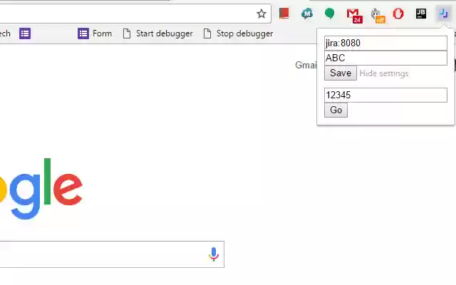 Jira Issue Opener  from Chrome web store to be run with OffiDocs Chromium online
