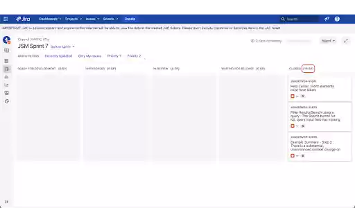 Chrome 网上商店的 JIRA Kanban Story Points 将与 OffiDocs Chromium 在线运行