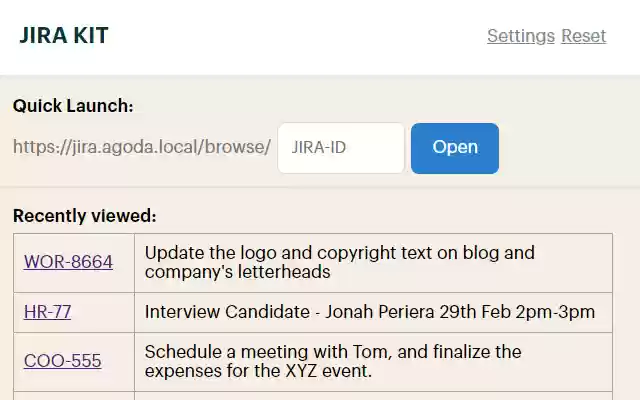 Jirakit  from Chrome web store to be run with OffiDocs Chromium online