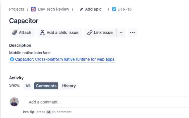 Jira Links in a New Tab  from Chrome web store to be run with OffiDocs Chromium online
