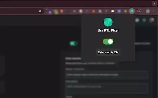 Jira RTL Fixer  from Chrome web store to be run with OffiDocs Chromium online