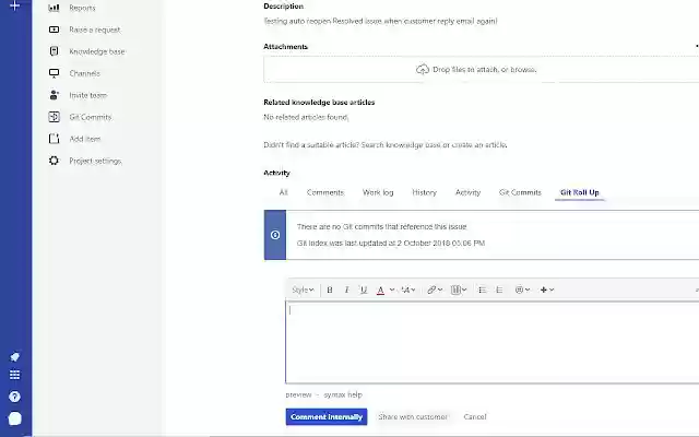 JIRA Service Desk Comment Button Switcher  from Chrome web store to be run with OffiDocs Chromium online