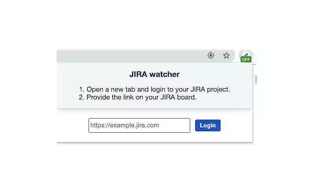 Jira Watcher  from Chrome web store to be run with OffiDocs Chromium online
