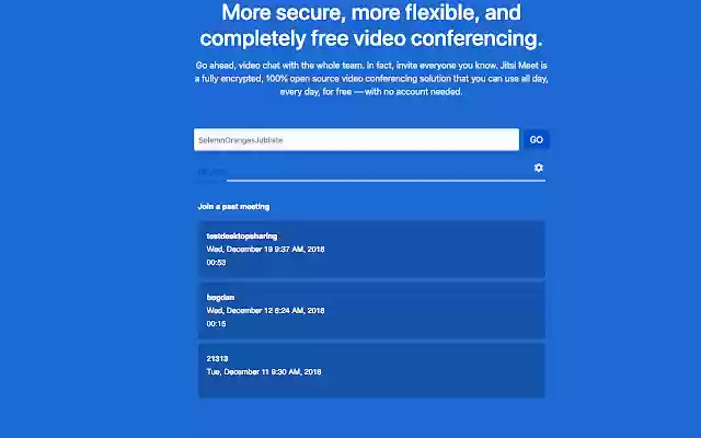 Jitsi Meetings (meet.uvasc.net)  from Chrome web store to be run with OffiDocs Chromium online