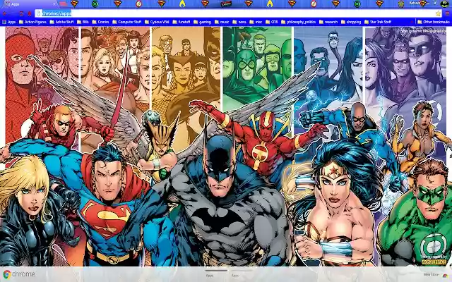 JLA Through the Years  from Chrome web store to be run with OffiDocs Chromium online