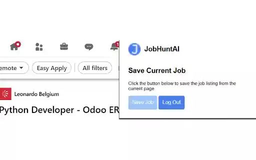 JobHuntAI  from Chrome web store to be run with OffiDocs Chromium online