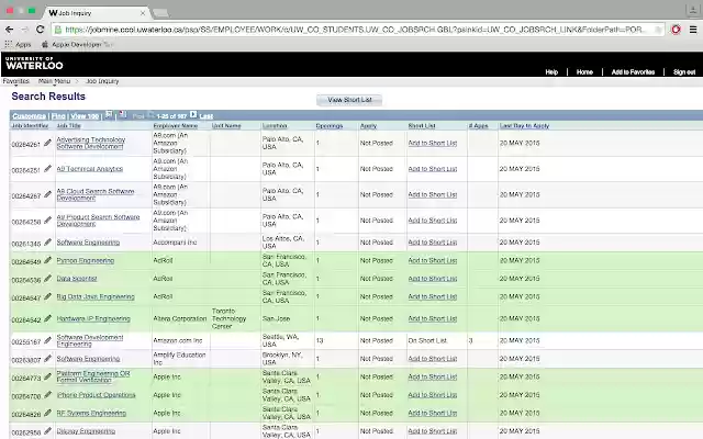 JobMine Buddy  from Chrome web store to be run with OffiDocs Chromium online