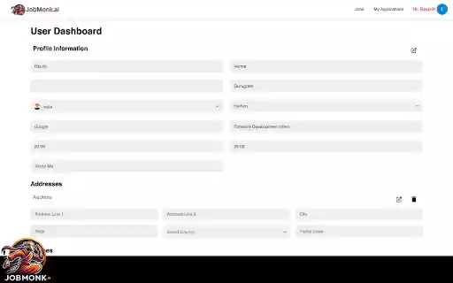 JobMonk Autofill, Search  Track Job  from Chrome web store to be run with OffiDocs Chromium online