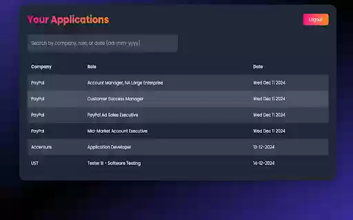 Jobossy from Chrome web store to be run with OffiDocs Chromium online Jobossy from Chrome web store to be run with OffiDocs Chromium online