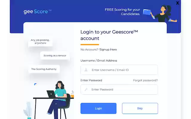 JobPoster by Geescore™  from Chrome web store to be run with OffiDocs Chromium online