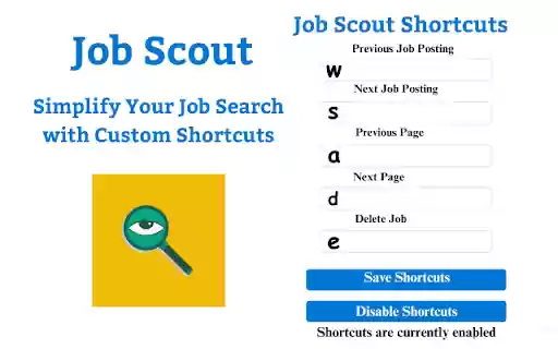Job Scout  from Chrome web store to be run with OffiDocs Chromium online