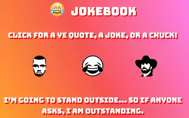 JokeBook  from Chrome web store to be run with OffiDocs Chromium online