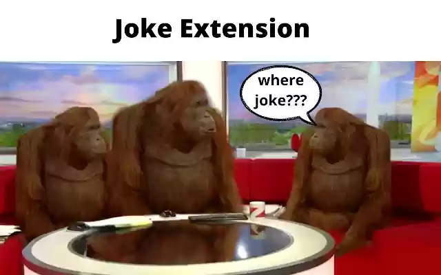 Joke Extension  from Chrome web store to be run with OffiDocs Chromium online