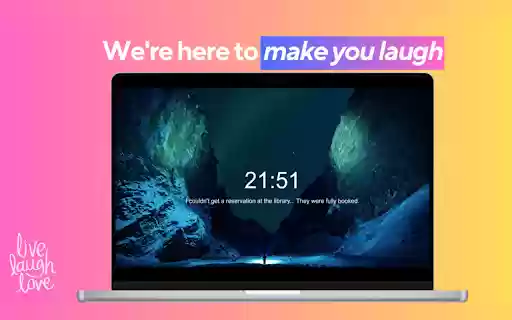 Jokes and Smiles New Tab  from Chrome web store to be run with OffiDocs Chromium online