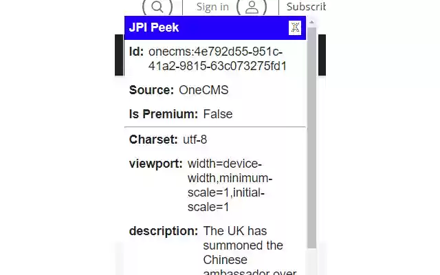 JPeek from Chrome web store to be run with OffiDocs Chromium online JPeek from Chrome web store to be run with OffiDocs Chromium online