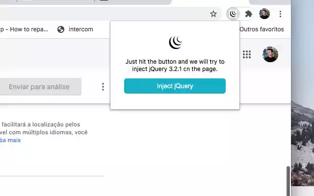 jQuery Injector  from Chrome web store to be run with OffiDocs Chromium online