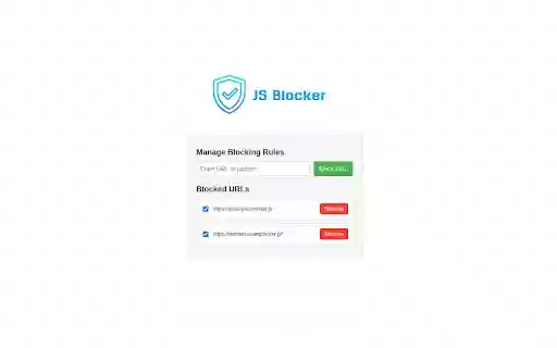 Js Blocker  from Chrome web store to be run with OffiDocs Chromium online