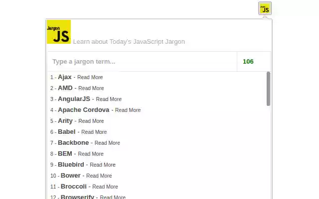 JSJargon  from Chrome web store to be run with OffiDocs Chromium online