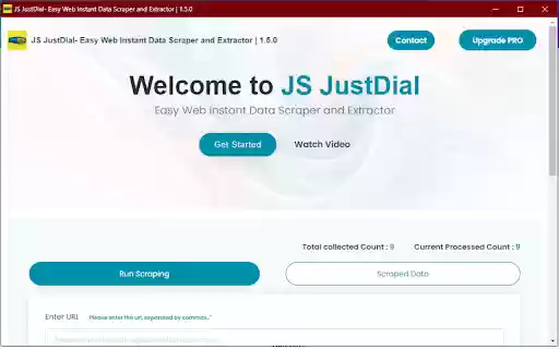 JS JustDial Easy Web Instant Data Scraper and Extractor  from Chrome web store to be run with OffiDocs Chromium online