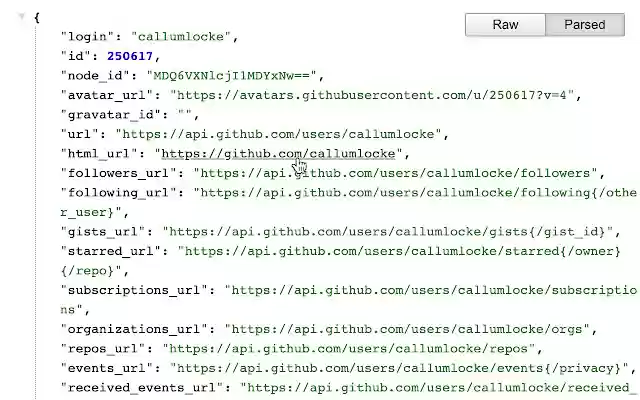 json formatter  from Chrome web store to be run with OffiDocs Chromium online