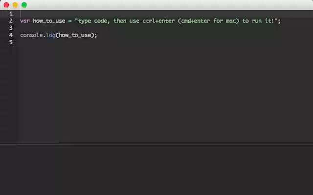 jsPlayground  from Chrome web store to be run with OffiDocs Chromium online