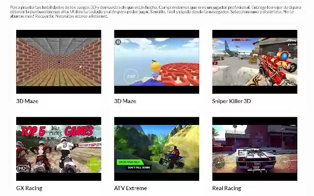 Juegos 3D | AppbBack.pw from Chrome web store to be run with OffiDocs Chromium online Juegos 3D | AppbBack.pw from Chrome web store to be run with OffiDocs Chromium online