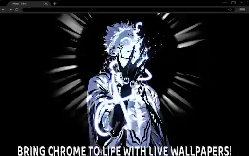 Jujutsu Kaisen Sukuna The White Curse King Live Wallpaper  from Chrome web store to be run with OffiDocs Chromium online