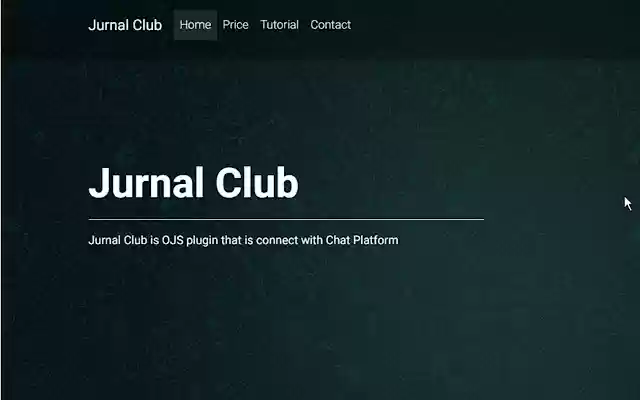 Jurnal Club  from Chrome web store to be run with OffiDocs Chromium online