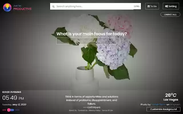 Just Be Productive  from Chrome web store to be run with OffiDocs Chromium online
