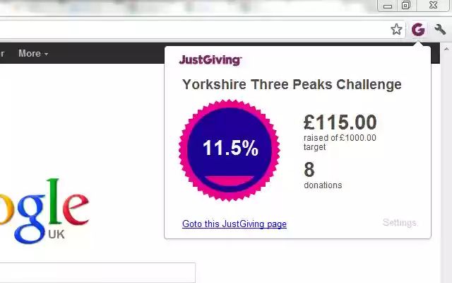 JustGiving Fundraising Summary from Chrome web store to be run with OffiDocs Chromium online JustGiving Fundraising Summary from Chrome web store to be run with OffiDocs Chromium online