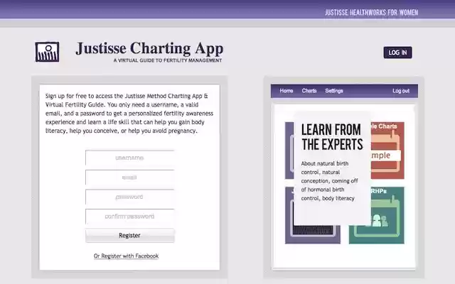Justisse Charting App  from Chrome web store to be run with OffiDocs Chromium online