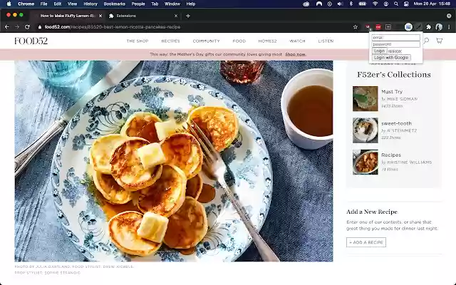 Just my Recipes from Chrome web store to be run with OffiDocs Chromium online Just my Recipes from Chrome web store to be run with OffiDocs Chromium online