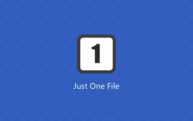 Just One File from Chrome web store to be run with OffiDocs Chromium online Just One File from Chrome web store to be run with OffiDocs Chromium online