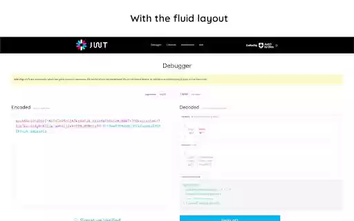 JWT.io Layout Modifier  from Chrome web store to be run with OffiDocs Chromium online