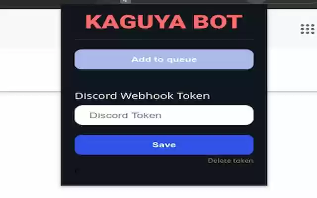 Kaguya Bot từ cửa hàng Chrome trực tuyến sẽ được chạy bằng OffiDocs Chrome trực tuyến