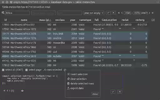 Kahuna  from Chrome web store to be run with OffiDocs Chromium online
